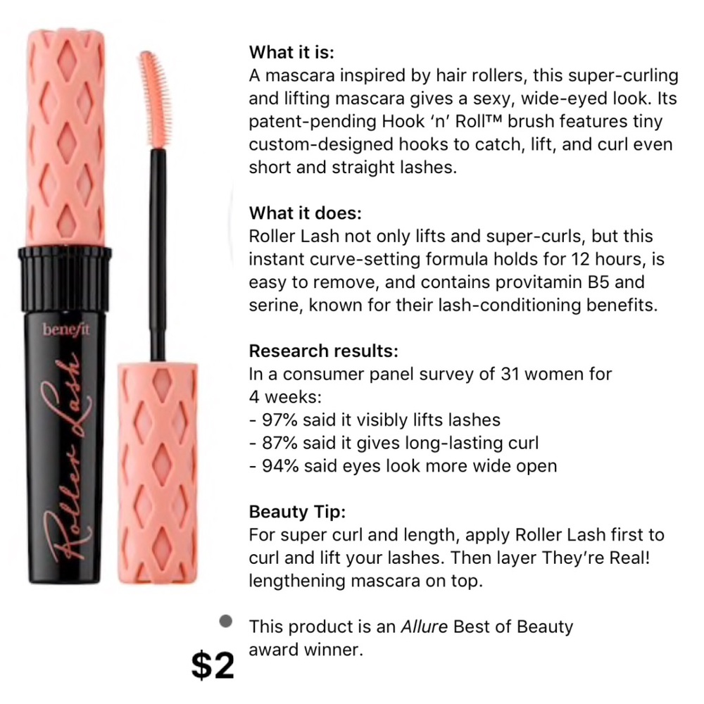 ❌SOLD❌💋Benefit Cosmetics Minis Bundle💋 - Picture 3 of 6